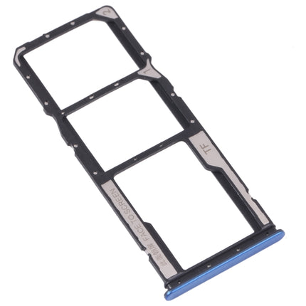 SIM Card Tray + SIM Card Tray + Micro SD card tray for Xiaomi Redmi Note 11 4G / Redmi Note 11S 4G(Dark Blue)-garmade.com