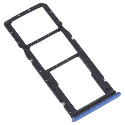 SIM Card Tray + SIM Card Tray + Micro SD card tray for Xiaomi Redmi Note 11 4G / Redmi Note 11S 4G(Dark Blue)-garmade.com