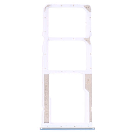 SIM Card Tray + SIM Card Tray + Micro SD card tray for Xiaomi Redmi Note 11 4G / Redmi Note 11S 4G(Baby Blue)-garmade.com