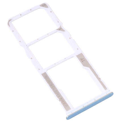 SIM Card Tray + SIM Card Tray + Micro SD card tray for Xiaomi Redmi Note 11 4G / Redmi Note 11S 4G(Baby Blue)-garmade.com