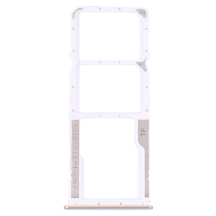 SIM Card Tray + SIM Card Tray + Micro SD card tray for Xiaomi Redmi Note 11 4G / Redmi Note 11S 4G(White)-garmade.com