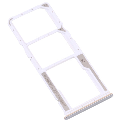 SIM Card Tray + SIM Card Tray + Micro SD card tray for Xiaomi Redmi Note 11 4G / Redmi Note 11S 4G(White)-garmade.com