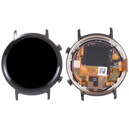 Original LCD Screen and Digitizer Full Assembly With Frame for Huawei Watch GT 2 42mm(Black)-garmade.com