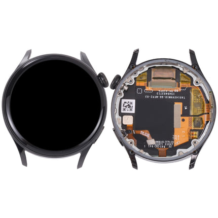 Original LCD Screen and Digitizer Full Assembly With Frame for Huawei Watch 3(Black)-garmade.com