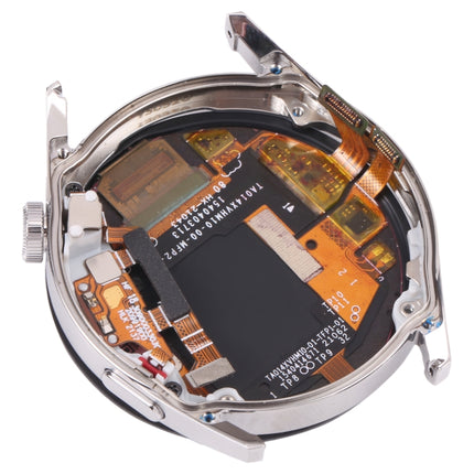 Dual Cable Edition Original LCD Screen and Digitizer Full Assembly With Frame for Huawei Watch GT 3 46mm JPT-B19(Silver)-garmade.com