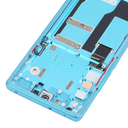 Original LCD Screen for TCL 20 Pro 5G T810H Digitizer Full Assembly with Frame (Blue)-garmade.com