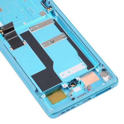 Original LCD Screen for TCL 20 Pro 5G T810H Digitizer Full Assembly with Frame (Blue)-garmade.com