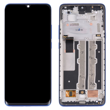 Original LCD Screen for TCL 10 Plus with Digitizer Full Assembly with Frame(Blue)-garmade.com