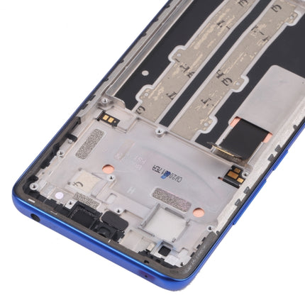 Original LCD Screen for TCL 10 Plus with Digitizer Full Assembly with Frame(Blue)-garmade.com