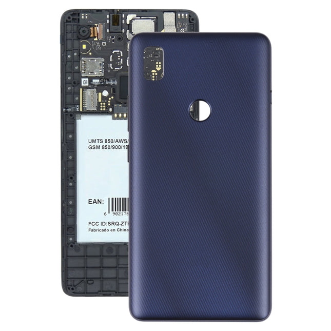 With Hole Battery Back Cover for ZTE Blade L210(Blue)-garmade.com
