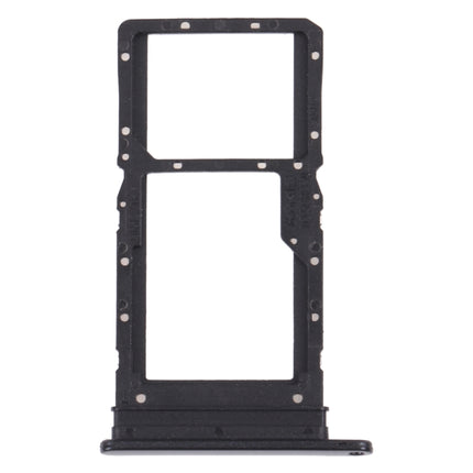 SIM Card Tray + SIM Card Tray / Micro SD Card Tray for Honor Play 30 Plus(Black)-garmade.com