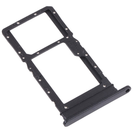 SIM Card Tray + SIM Card Tray / Micro SD Card Tray for Honor Play 30 Plus(Black)-garmade.com