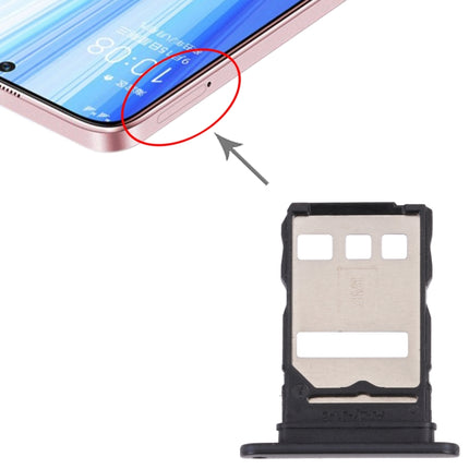 SIM Card Tray + SIM Card Tray for Honor X30 5G (Black)-garmade.com