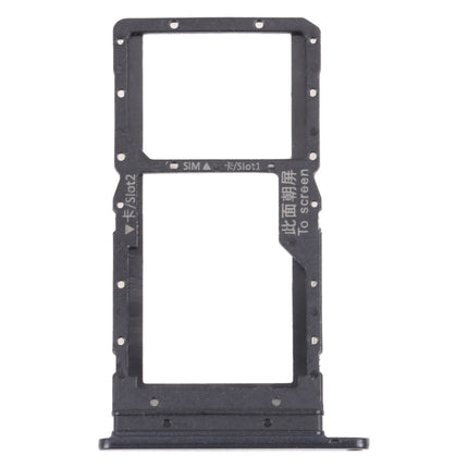 SIM Card Tray + SIM Card Tray / Micro SD Card Tray for Honor Play 20 (Black)-garmade.com