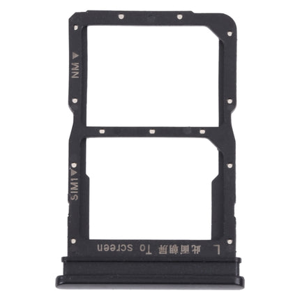 SIM Card Tray + NM Card Tray for Honor 30i (Black)-garmade.com