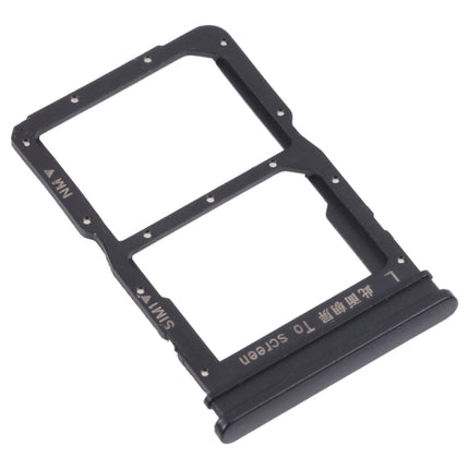 SIM Card Tray + NM Card Tray for Honor 30i (Black)-garmade.com