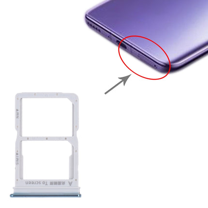 SIM Card Tray + NM Card Tray for Honor 30i (Blue)-garmade.com