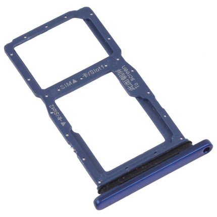 SIM Card Tray + SIM Card Tray / Micro SD Card Tray for Honor 9X (Blue)-garmade.com