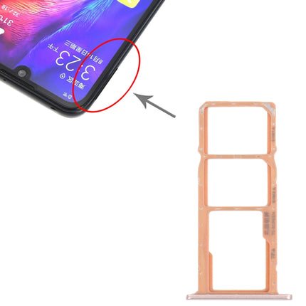 SIM Card Tray + SIM Card Tray + Micro SD Card Tray for Honor Play 8(Gold)-garmade.com