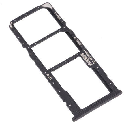 SIM Card Tray + SIM Card Tray + Micro SD Card Tray for Honor 7C (Black)-garmade.com