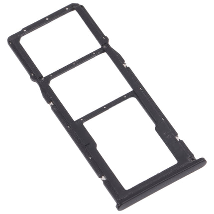 SIM Card Tray + SIM Card Tray + Micro SD Card Tray for Honor 7C (Black)-garmade.com