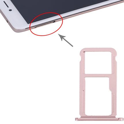 SIM Card Tray + SIM Card Tray / Micro SD Card Tray for Honor Mate 9 Lite (Pink)-garmade.com