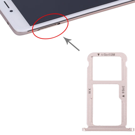 SIM Card Tray + SIM Card Tray / Micro SD Card Tray for Honor Mate 9 Lite (Gold)-garmade.com