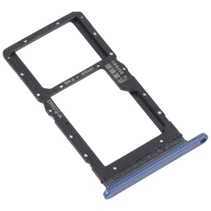SIM Card Tray + SIM Card Tray / Micro SD Card Tray for Huawei Maimang 10 SE (Blue)-garmade.com