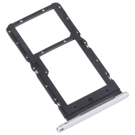 SIM Card Tray + SIM Card Tray / Micro SD Card Tray for Huawei Maimang 10 SE (Silver)-garmade.com