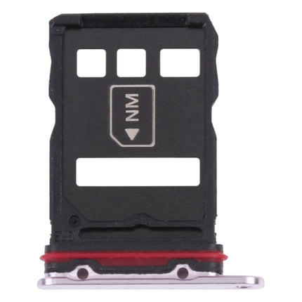SIM Card Tray + NM Card Tray for Huawei P50 Pro+ (Purple)-garmade.com