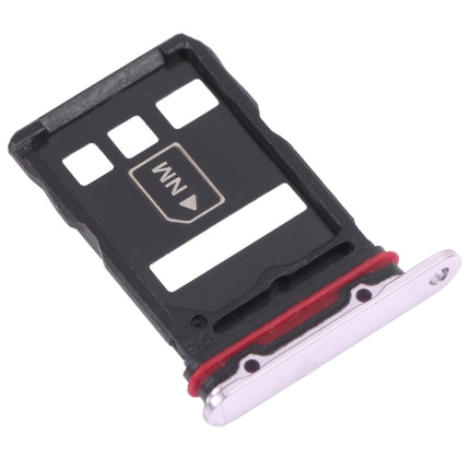 SIM Card Tray + NM Card Tray for Huawei P50 Pro+ (Purple)-garmade.com