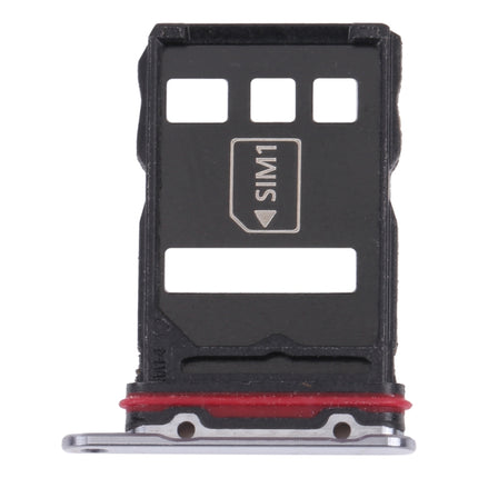 SIM Card Tray + NM Card Tray for Huawei P50 Pro (Black)-garmade.com