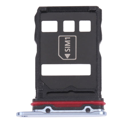 SIM Card Tray + NM Card Tray for Huawei P50 Pro (Blue)-garmade.com