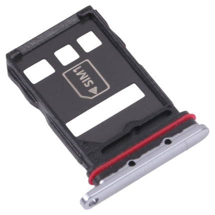 SIM Card Tray + NM Card Tray for Huawei P50 (Black)-garmade.com