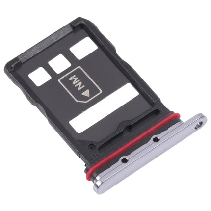 SIM Card Tray + NM Card Tray for Huawei P50 (Black)-garmade.com