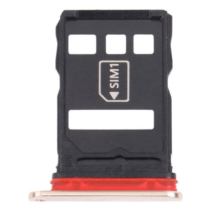 SIM Card Tray + NM Card Tray for Huawei Mate 40E 5G (Gold)-garmade.com