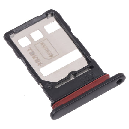 SIM Card Tray + SIM/NM Card Tray for Huawei Y9a (Black)-garmade.com