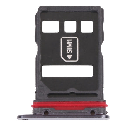 SIM Card Tray + NM Card Tray for Huawei Mate 30 RS Porsche Design (Black)-garmade.com