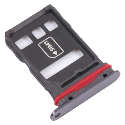 SIM Card Tray + NM Card Tray for Huawei Mate 30 RS Porsche Design (Black)-garmade.com