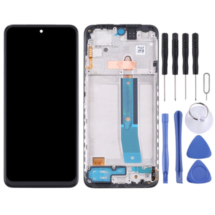 Original AMOLED LCD Screen and Digitizer Full Assembly with Frame for Xiaomi Redmi Note 11 4G 2201117TG-garmade.com