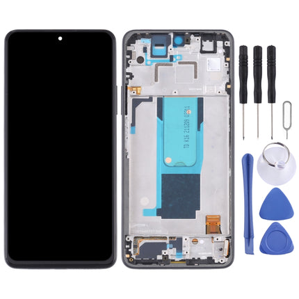 Original LCD Screen and Digitizer Full Assembly with Frame for Xiaomi Redmi Note 11 Pro China/Redmi Note 11 Pro+ 5G/11i/11i HyperCharge(Black)-garmade.com