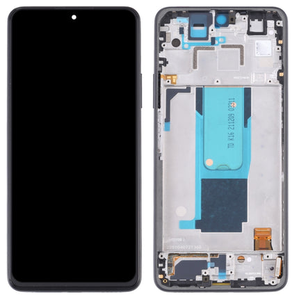 Original LCD Screen and Digitizer Full Assembly with Frame for Xiaomi Redmi Note 11 Pro China/Redmi Note 11 Pro+ 5G/11i/11i HyperCharge(Black)-garmade.com