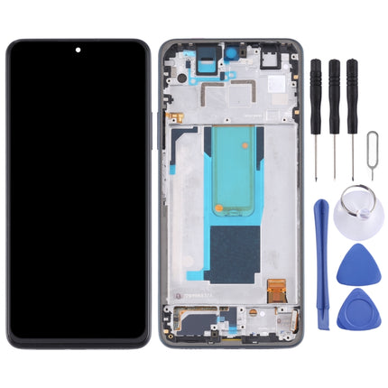 Original LCD Screen and Digitizer Full Assembly with Frame for Xiaomi Redmi Note 11 Pro China/Redmi Note 11 Pro+ 5G/11i/11i HyperCharge(Green)-garmade.com