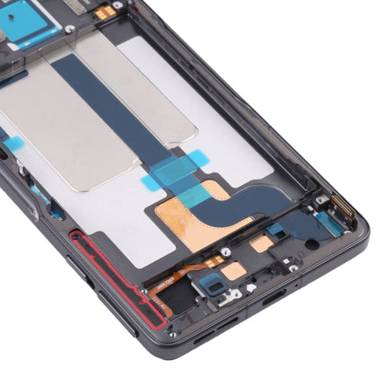 Original LCD Screen and Digitizer Full Assembly with Frame for Xiaomi Redmi K50 Gaming/Poco F4 GT(Black)-garmade.com