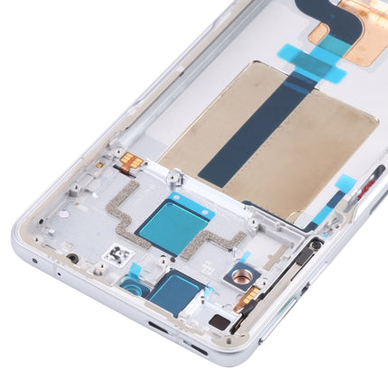 Original LCD Screen and Digitizer Full Assembly with Frame for Xiaomi Redmi K50 Gaming/Poco F4 GT(White)-garmade.com