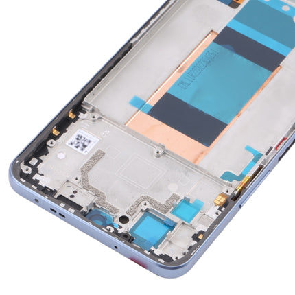 Original LCD Screen for Xiaomi Redmi K40S Digitizer Full Assembly with Frame(Blue)-garmade.com