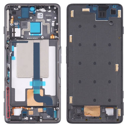 Front Housing LCD Frame Bezel Plate for Xiaomi Redmi K50 Gaming/Poco F4 GT(Black)-garmade.com