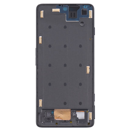 Front Housing LCD Frame Bezel Plate for Xiaomi Redmi K50 Gaming/Poco F4 GT(Black)-garmade.com