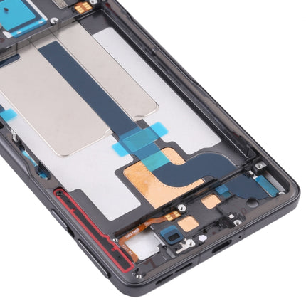 Front Housing LCD Frame Bezel Plate for Xiaomi Redmi K50 Gaming/Poco F4 GT(Black)-garmade.com