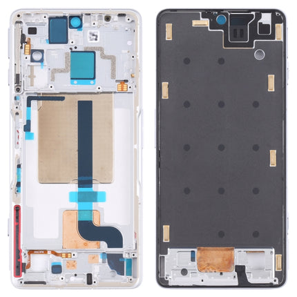 Front Housing LCD Frame Bezel Plate for Xiaomi Redmi K50 Gaming/Poco F4 GT(White)-garmade.com